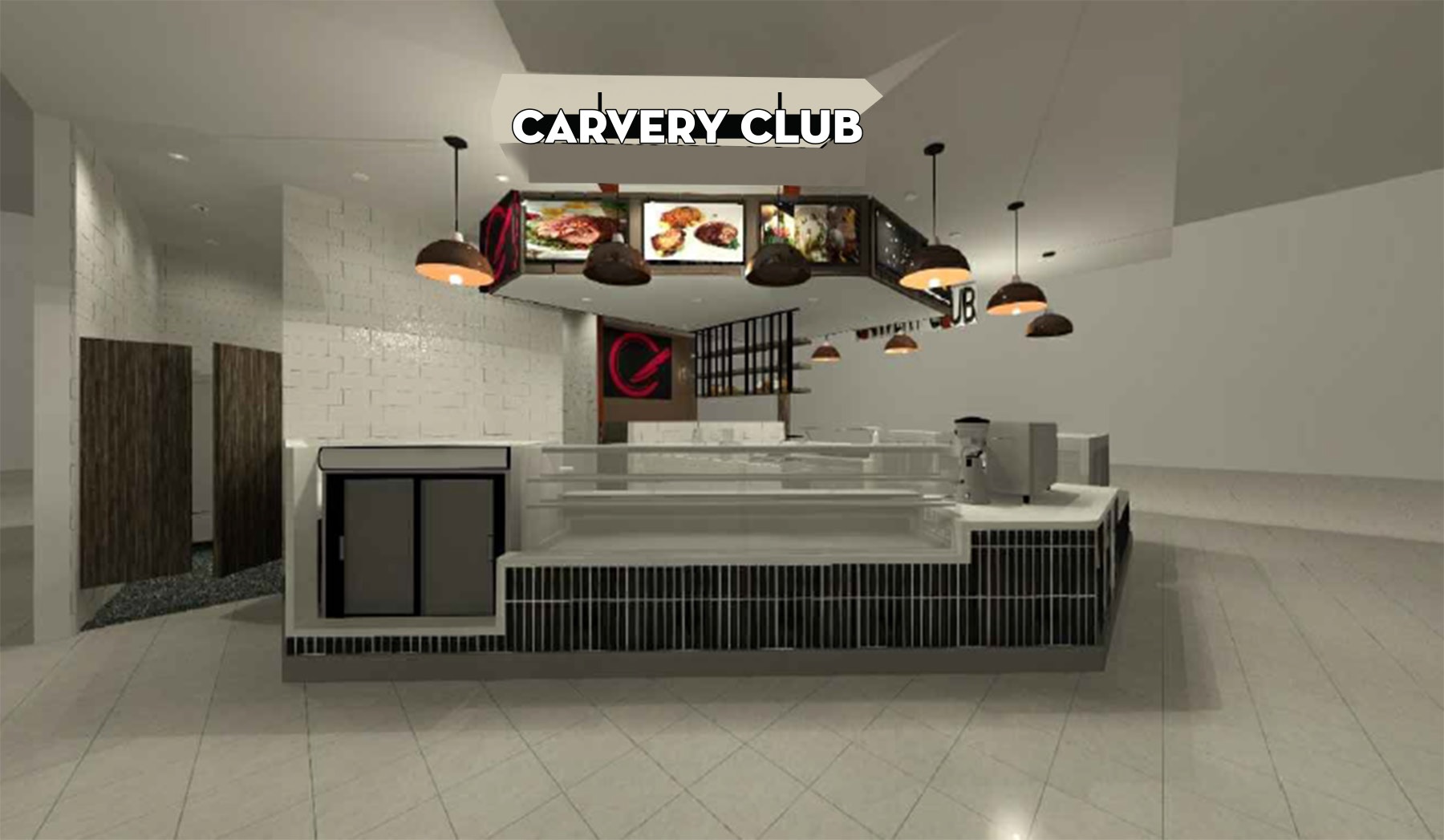 Carvey club 3D kitchen design